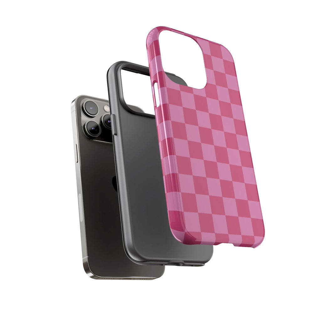 Barbie Pink Checkers - Durable Protective iPhone Cover