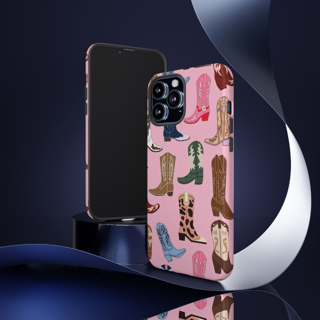 Pink Cowboy Boots  — Pink Western Boot iPhone Case