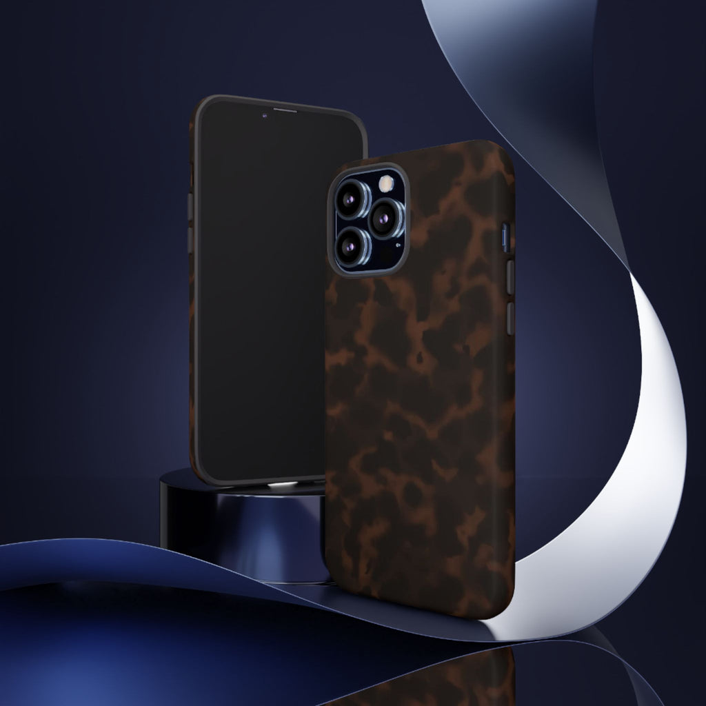 Tortie Brown — Dark Tortoiseshell Protective Cover