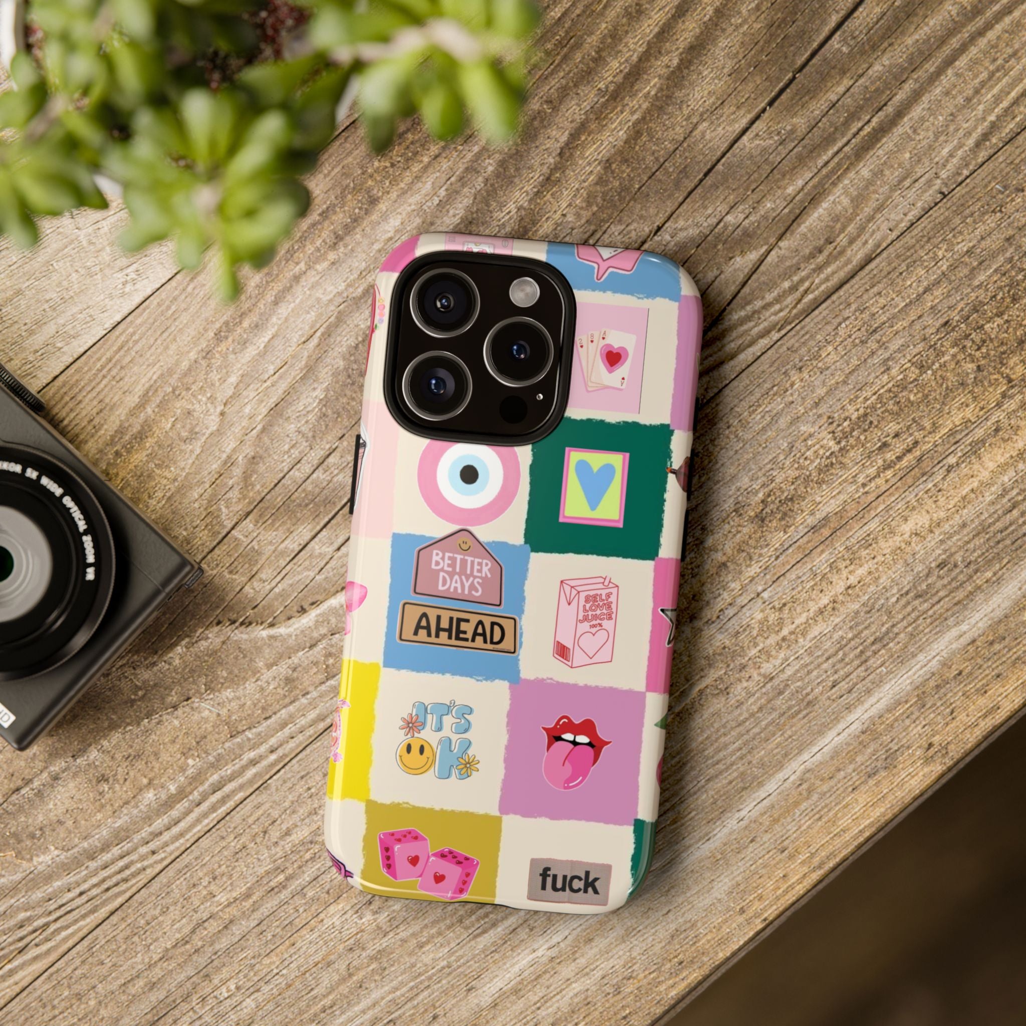 'Better Days Ahead' - Collage Protective Phone Case