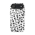 Dalmatian Spot Tough Phone Case — Black & White Protective Cover