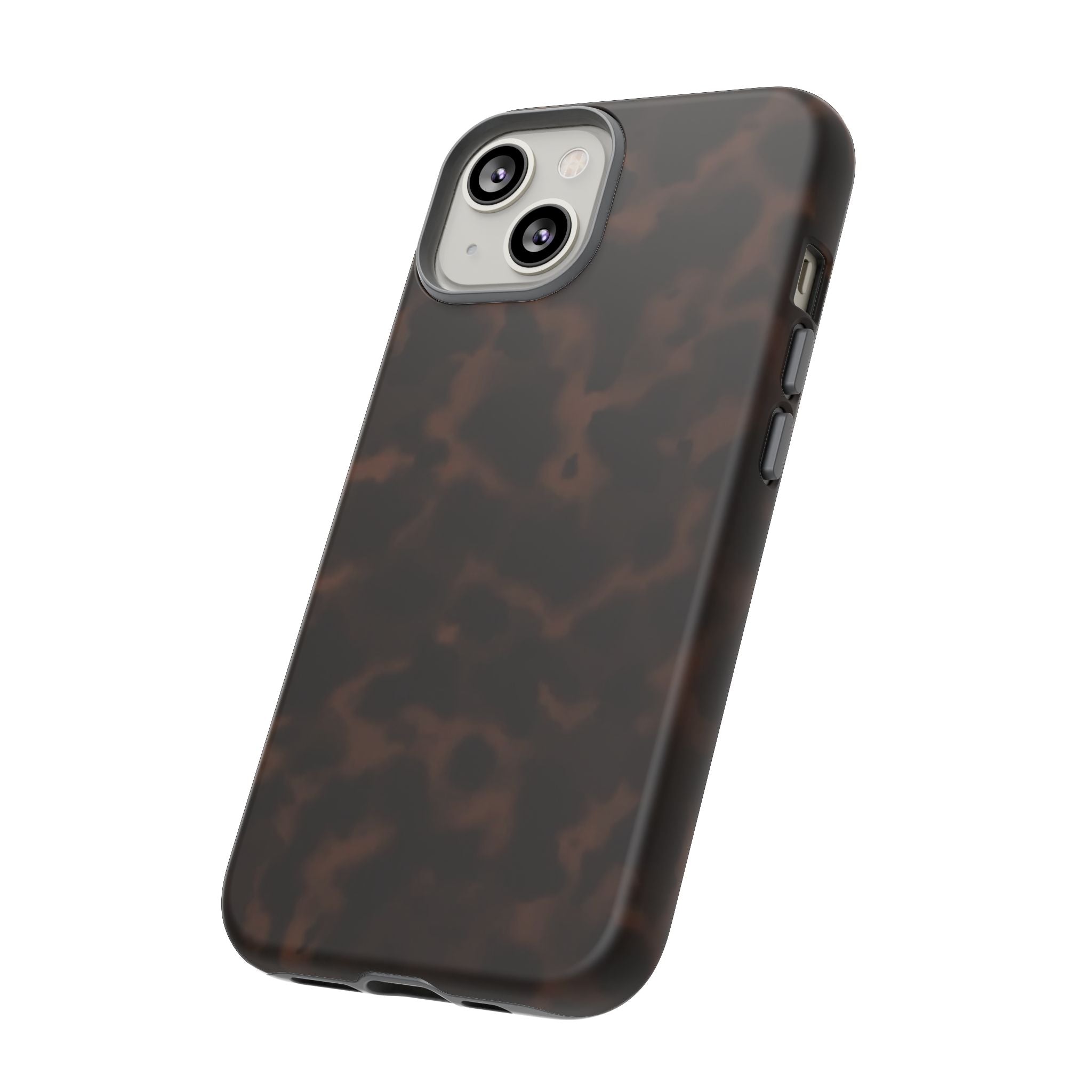 Tortie Brown — Dark Tortoiseshell Protective Cover