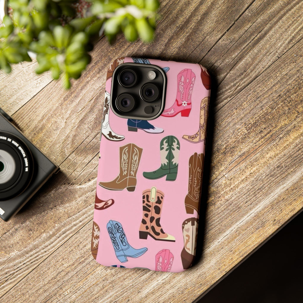 Pink Cowboy Boots  — Pink Western Boot iPhone Case