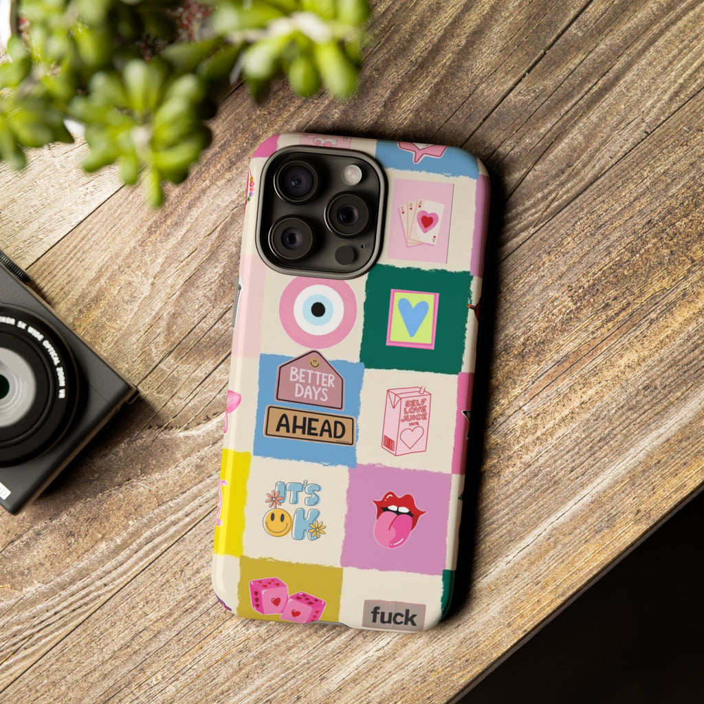 'Better Days Ahead' - Collage Protective Phone Case