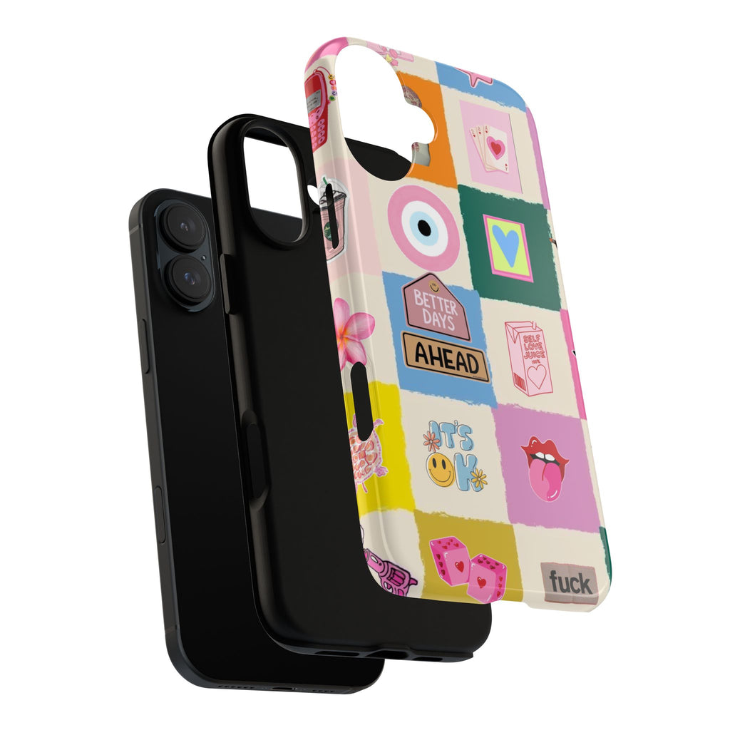 'Better Days Ahead' - Collage Protective Phone Case