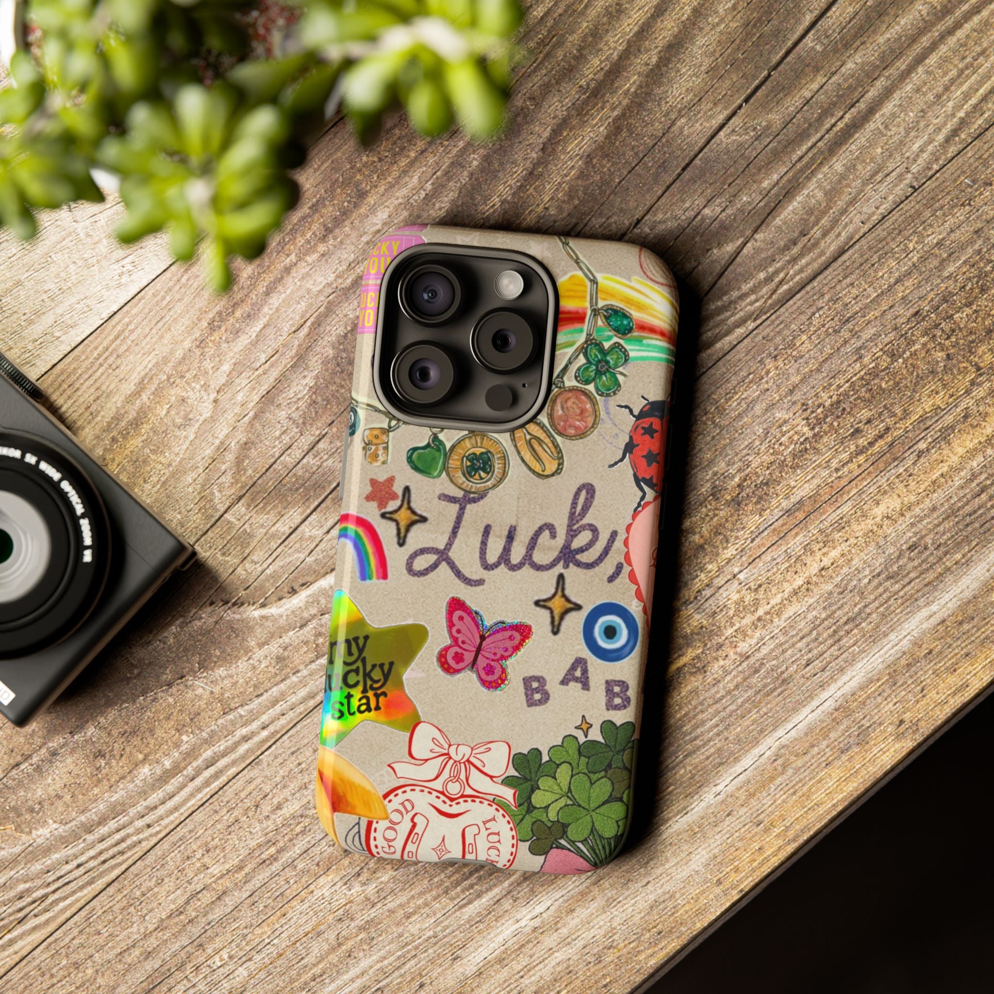 My Lucky Star — Cute Lucky Symbols iPhone Case