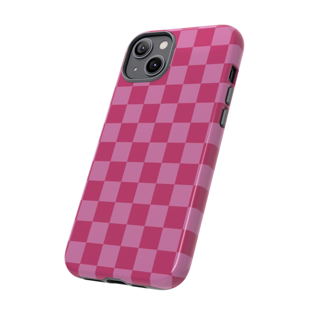 Barbie Pink Checkers - Durable Protective iPhone Cover