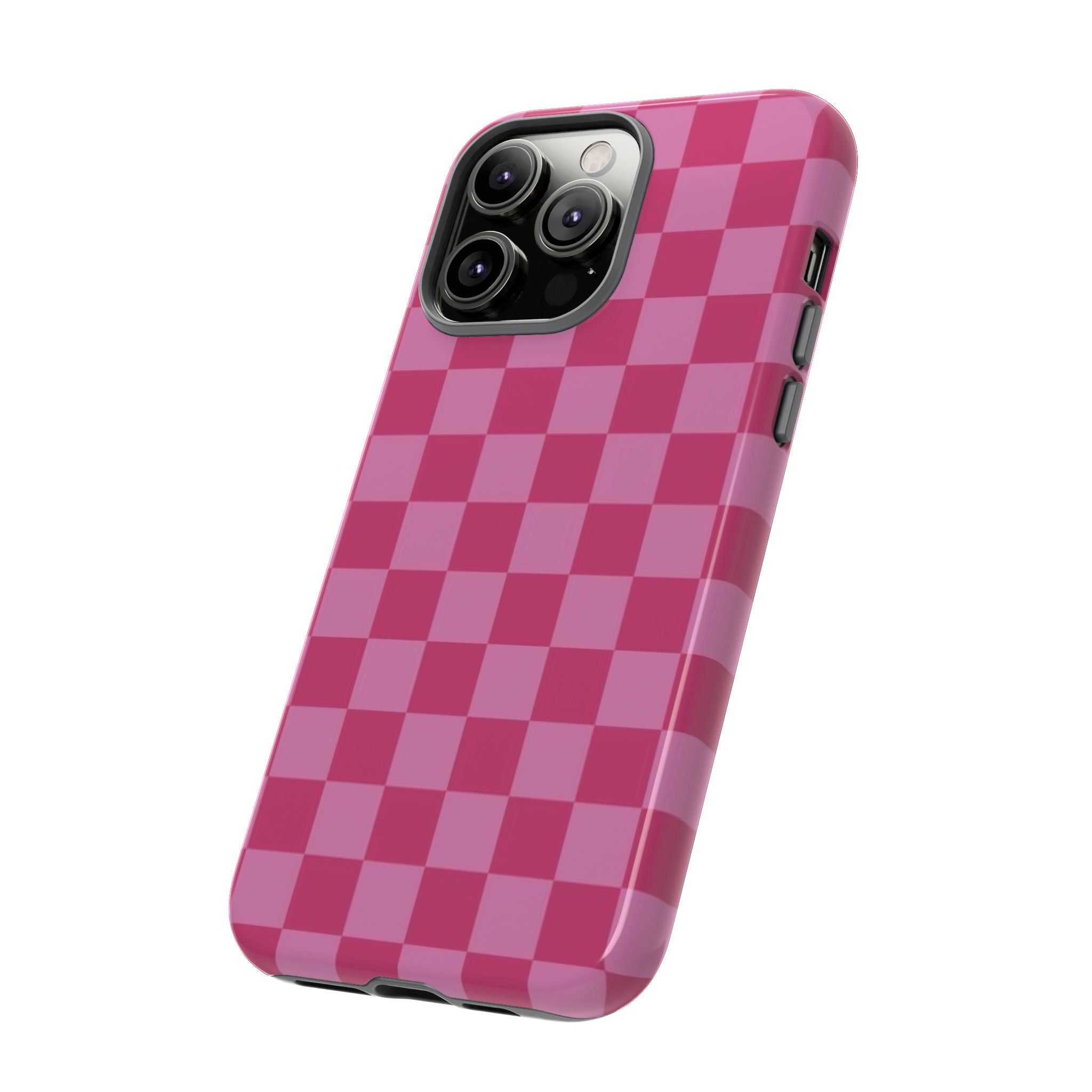 Barbie Pink Checkers - Durable Protective iPhone Cover