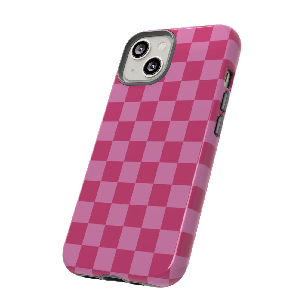 Barbie Pink Checkers - Durable Protective iPhone Cover