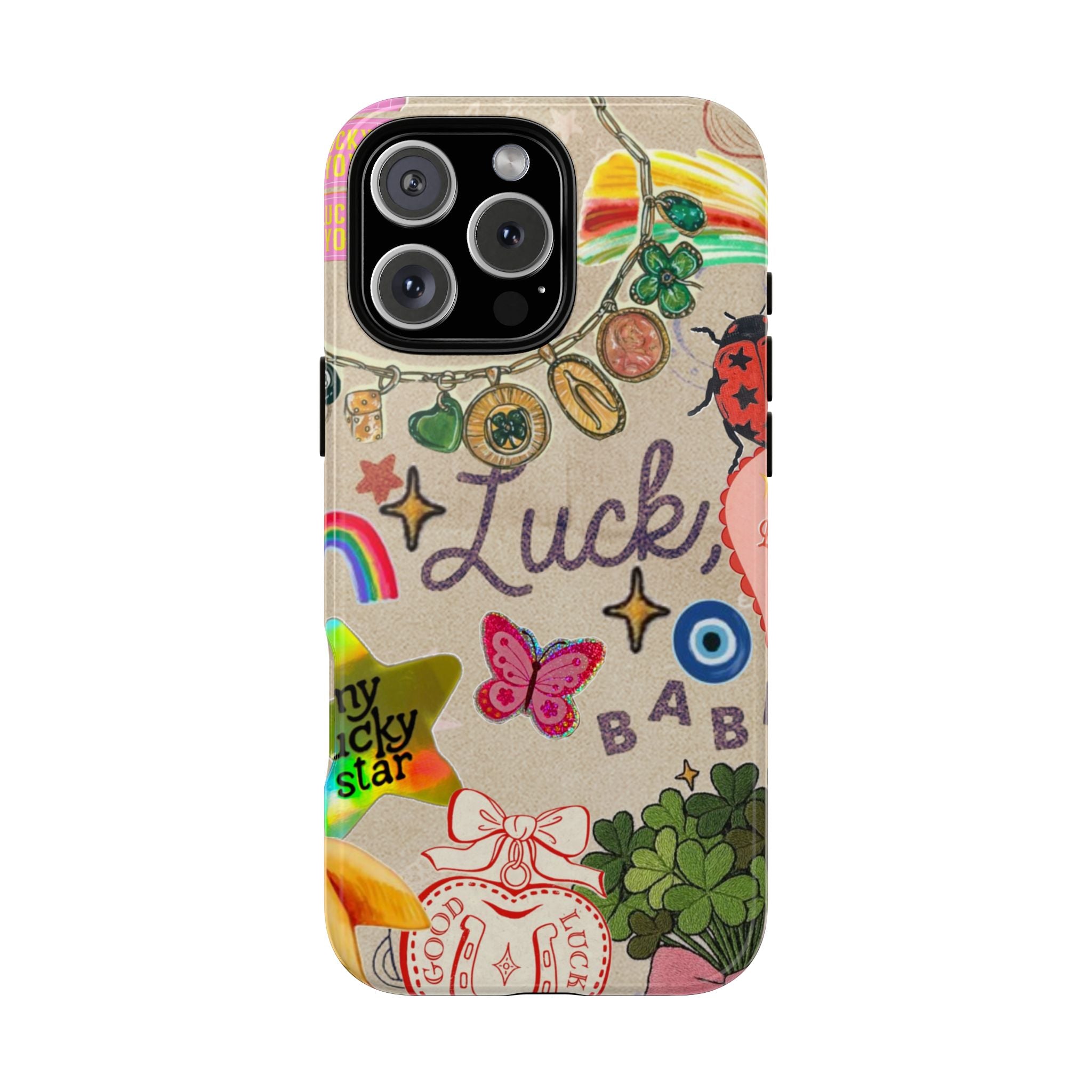 My Lucky Star — Cute Lucky Symbols iPhone Case