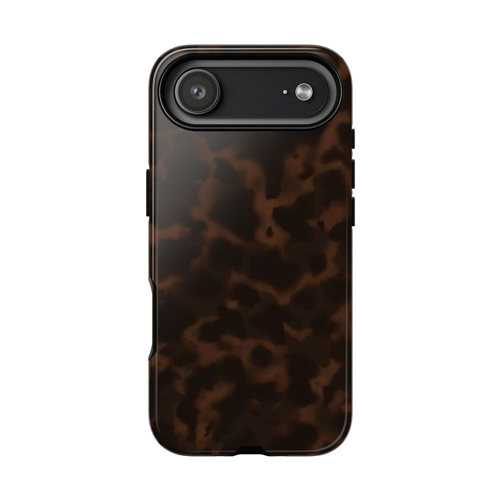 Tortie Brown — Dark Tortoiseshell Protective Cover