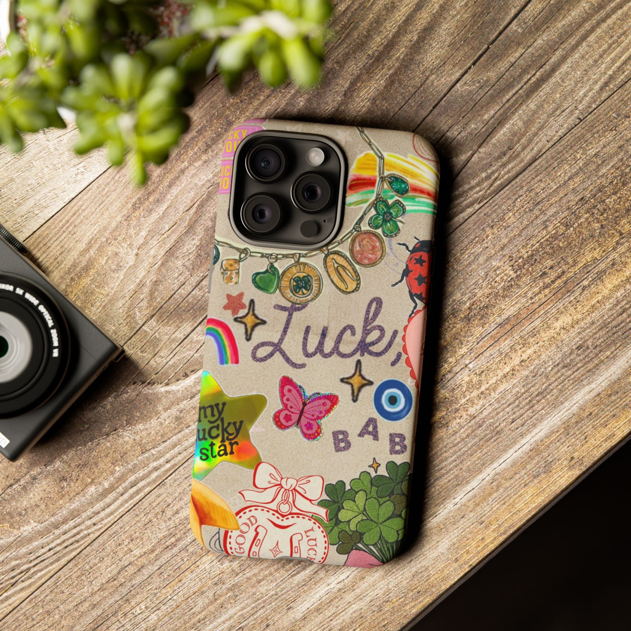 My Lucky Star — Cute Lucky Symbols iPhone Case