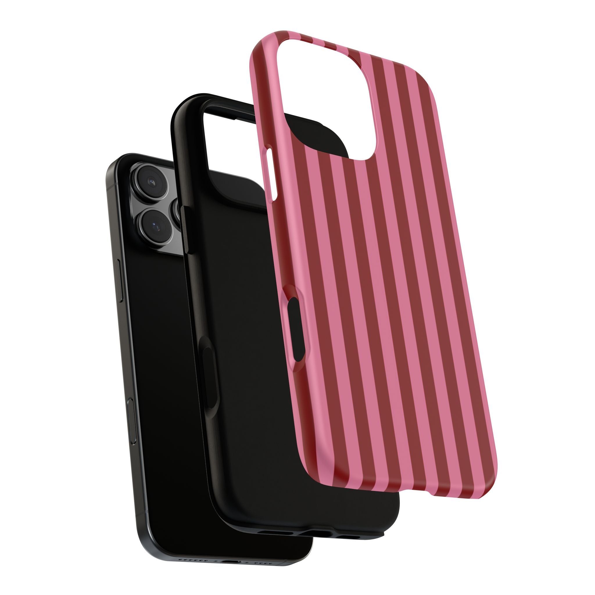 Ruby Red Stripes Case | Tough Phone Case