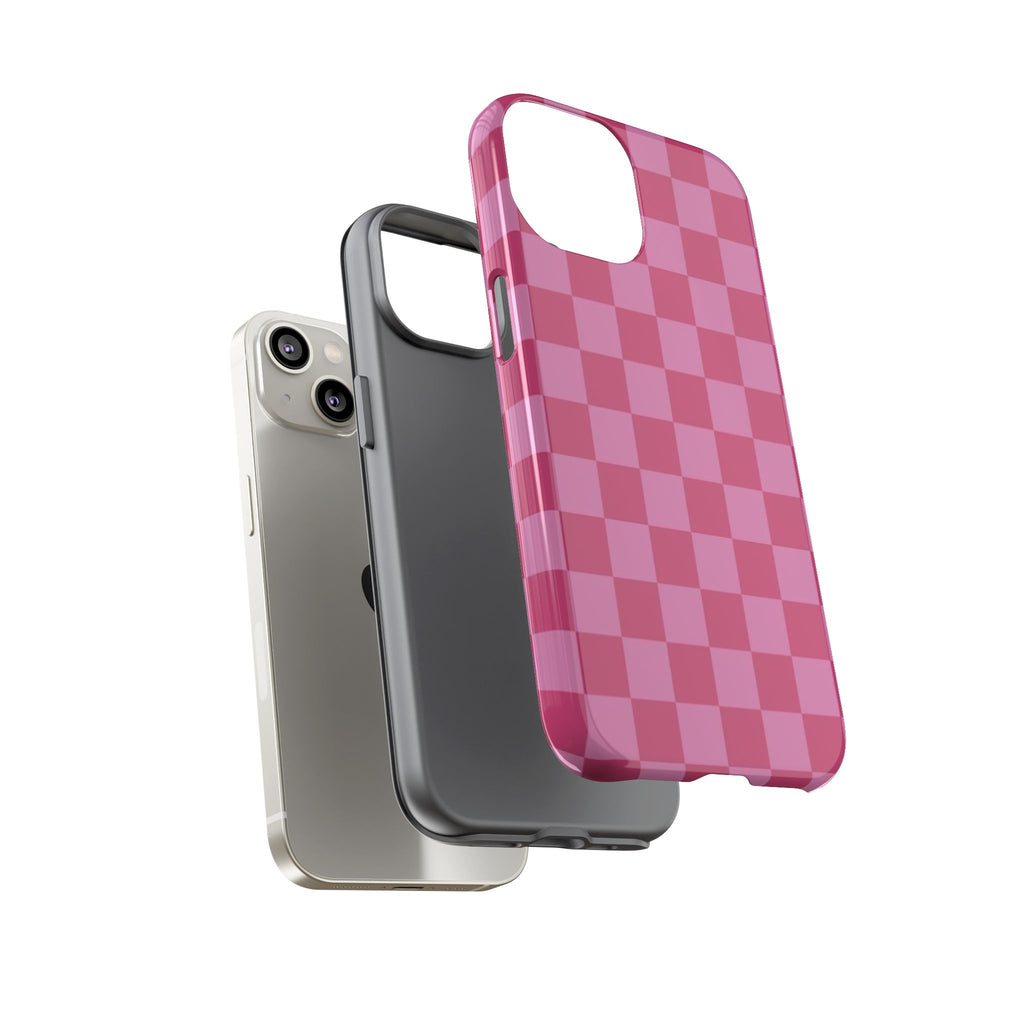 Barbie Pink Checkers - Durable Protective iPhone Cover