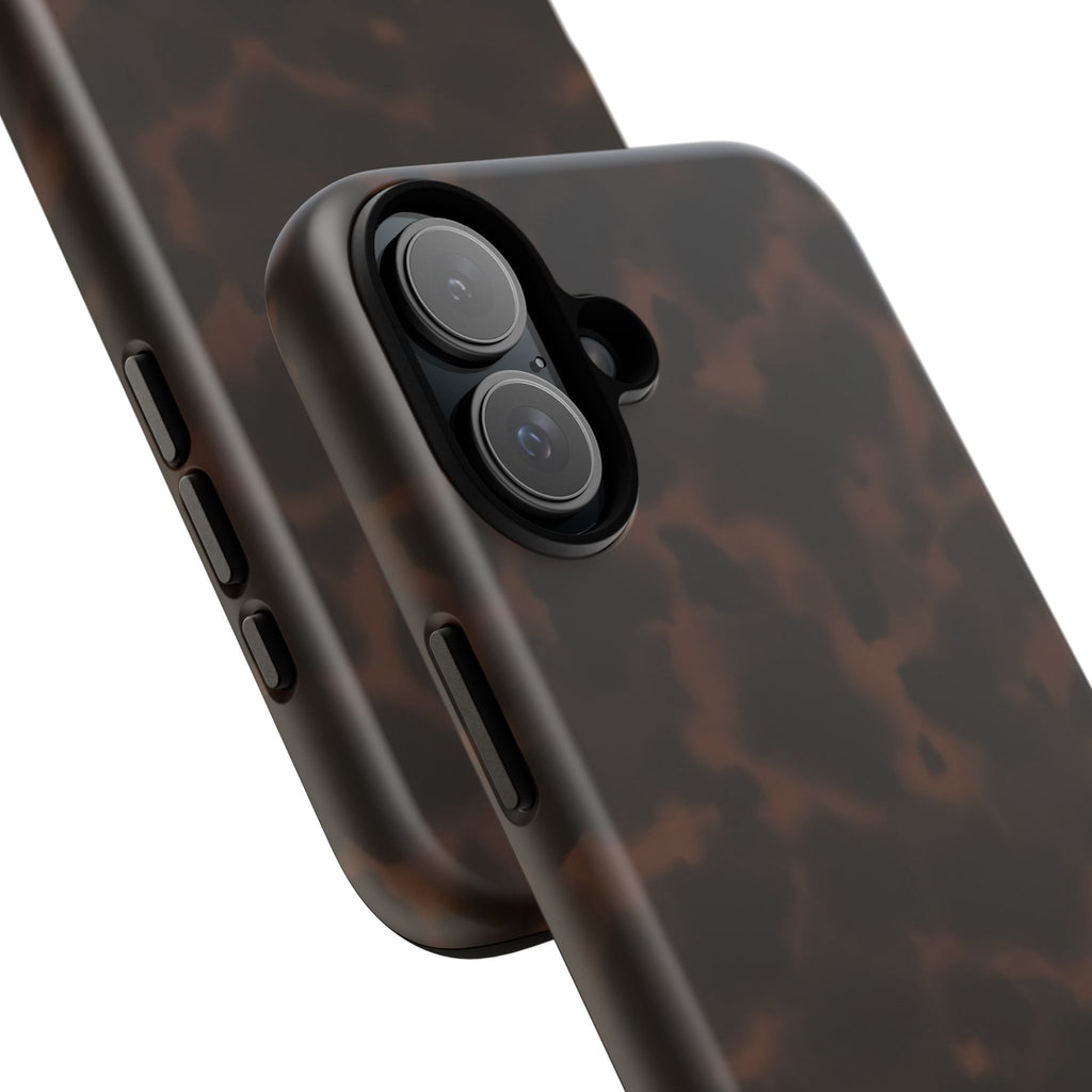 Tortie Brown — Dark Tortoiseshell Protective Cover