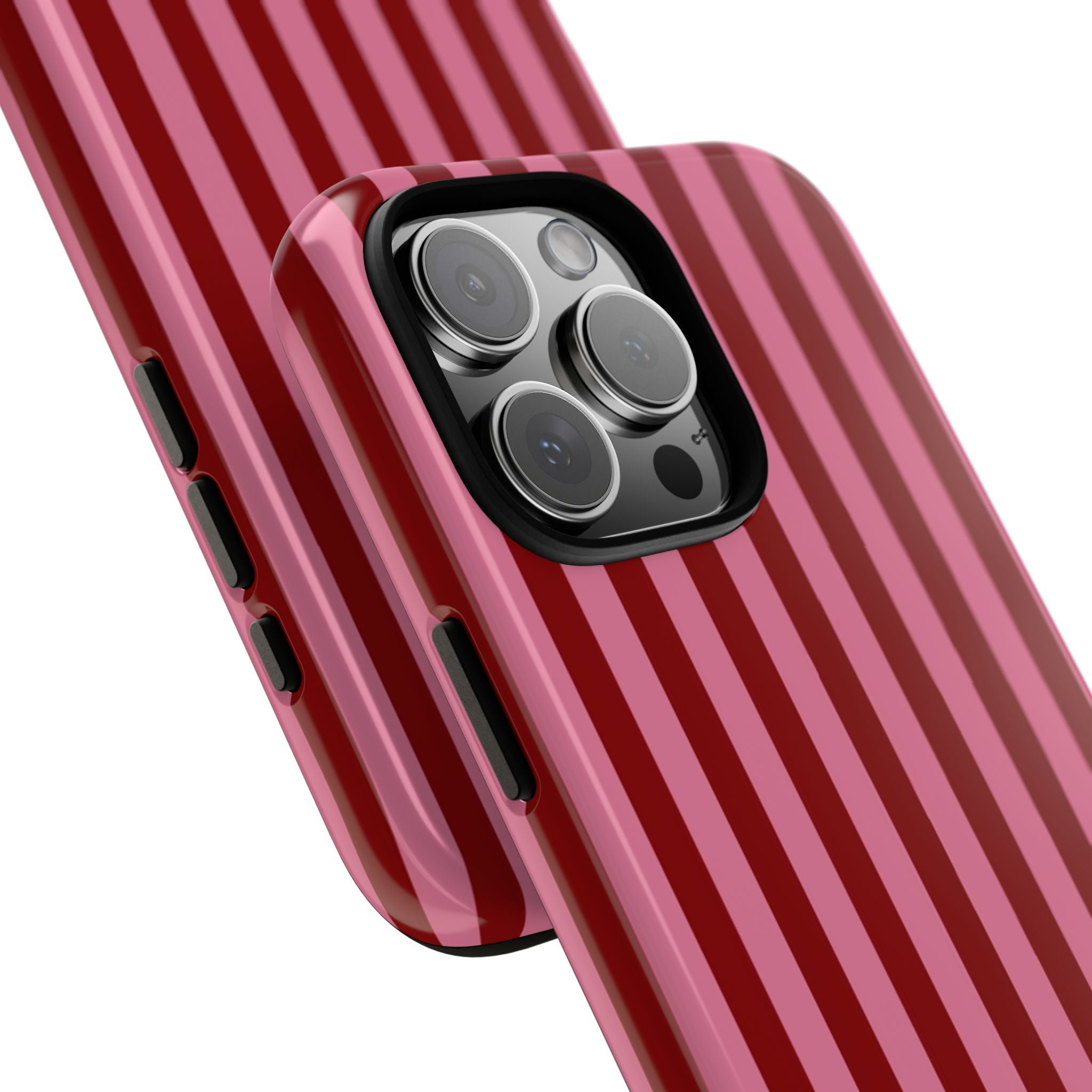 Ruby Red Stripes Case | Tough Phone Case