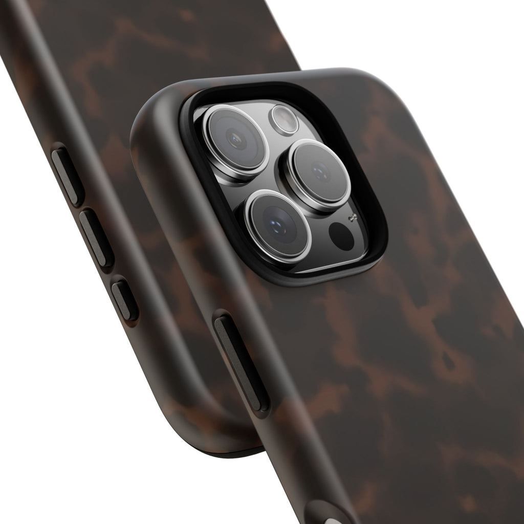 Tortie Brown — Dark Tortoiseshell Protective Cover