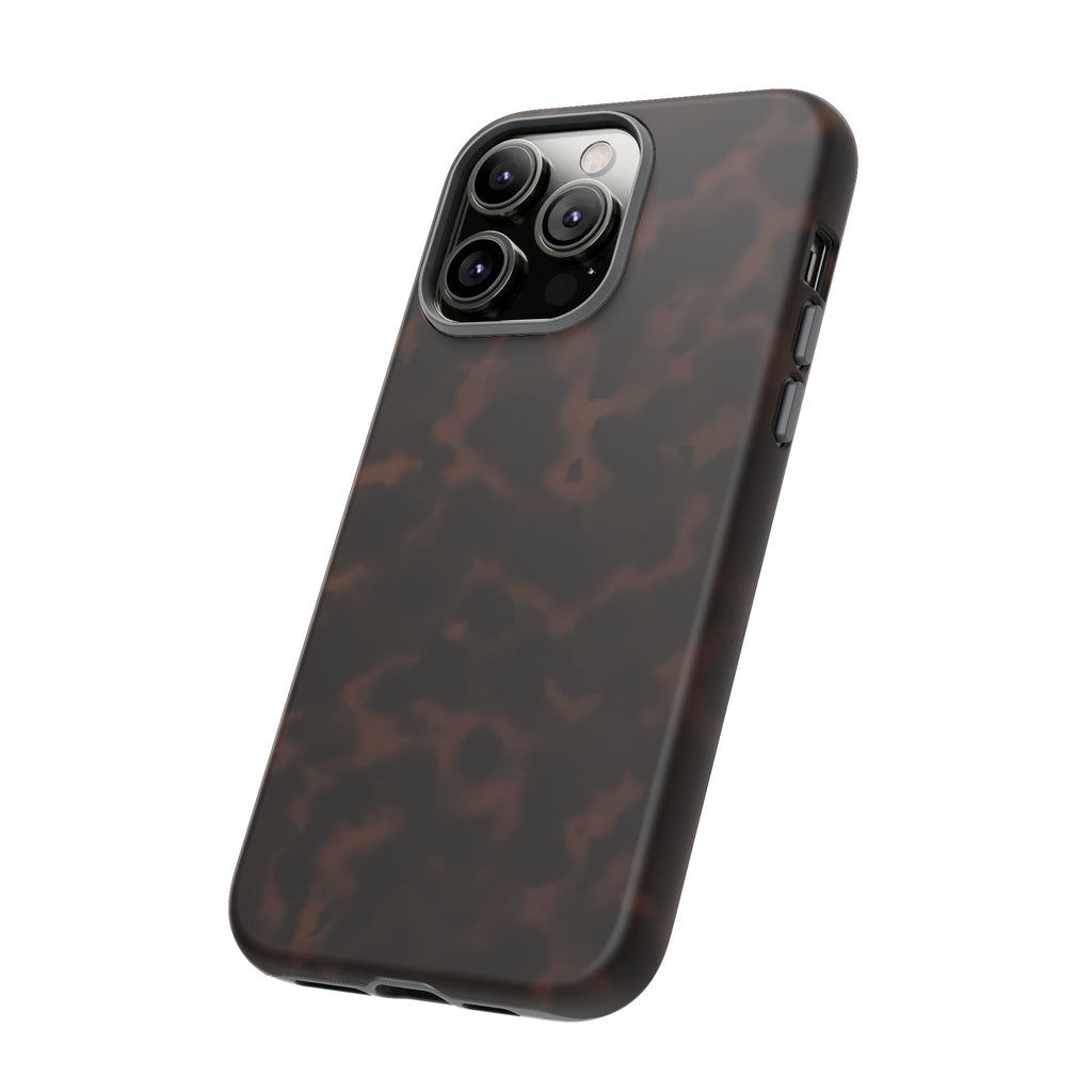 Tortie Brown — Dark Tortoiseshell Protective Cover