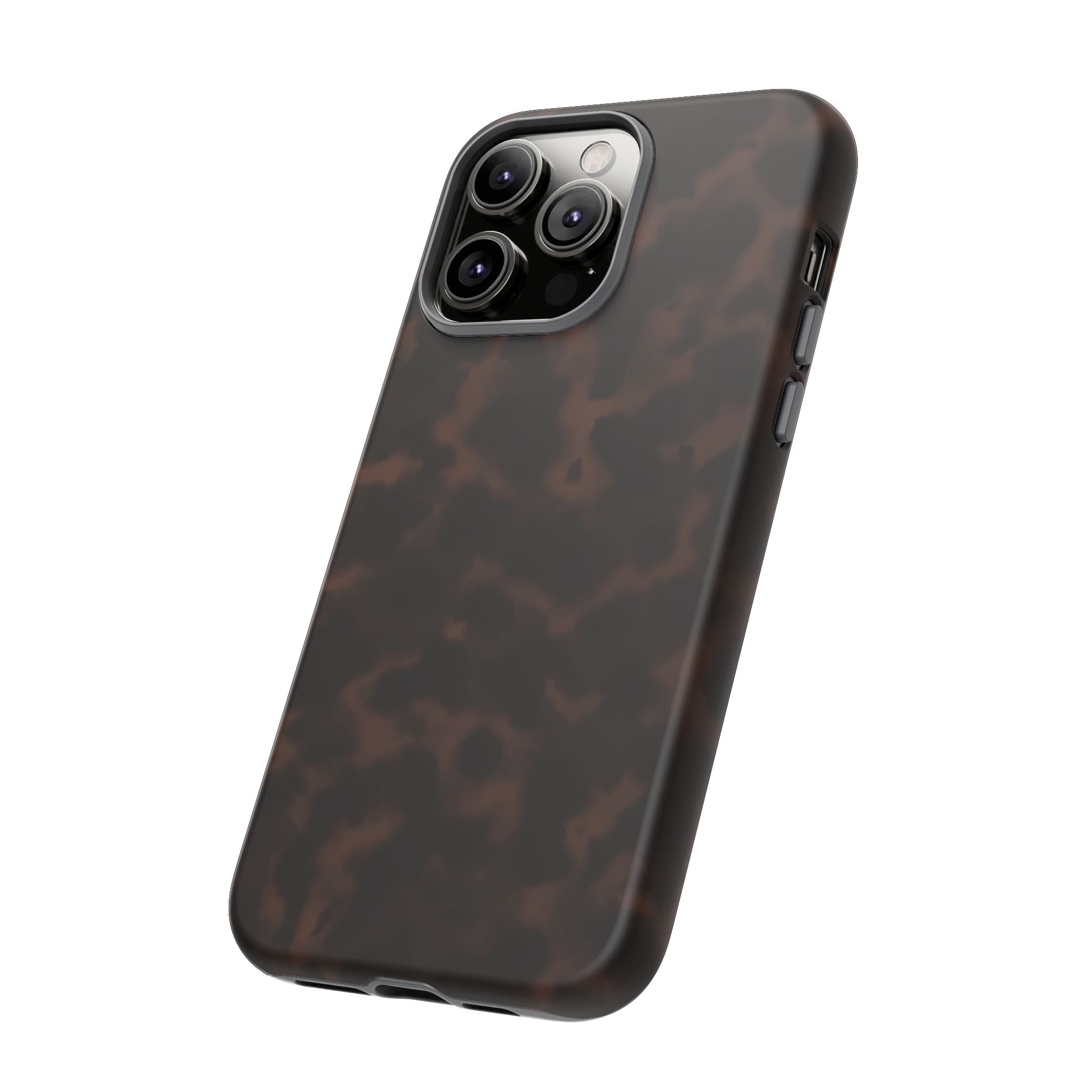 Tortie Brown — Dark Tortoiseshell Protective Cover