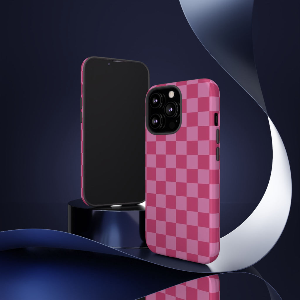 Barbie Pink Checkers - Durable Protective iPhone Cover