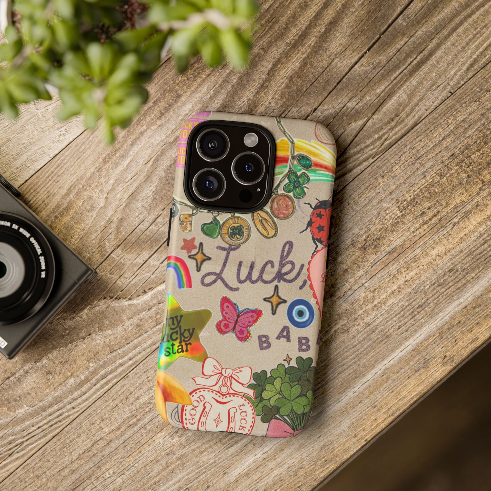 My Lucky Star — Cute Lucky Symbols iPhone Case