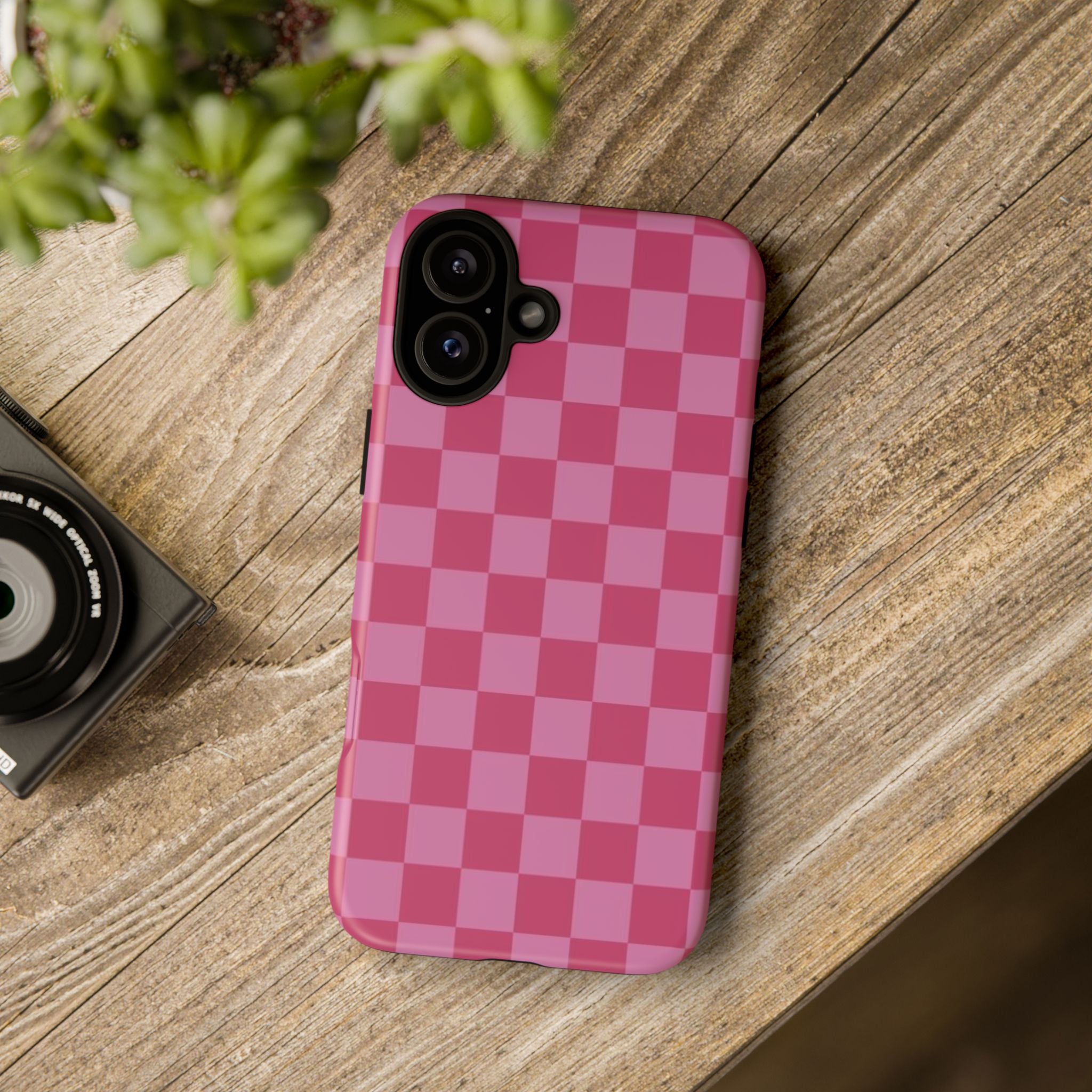 Barbie Pink Checkers - Durable Protective iPhone Cover