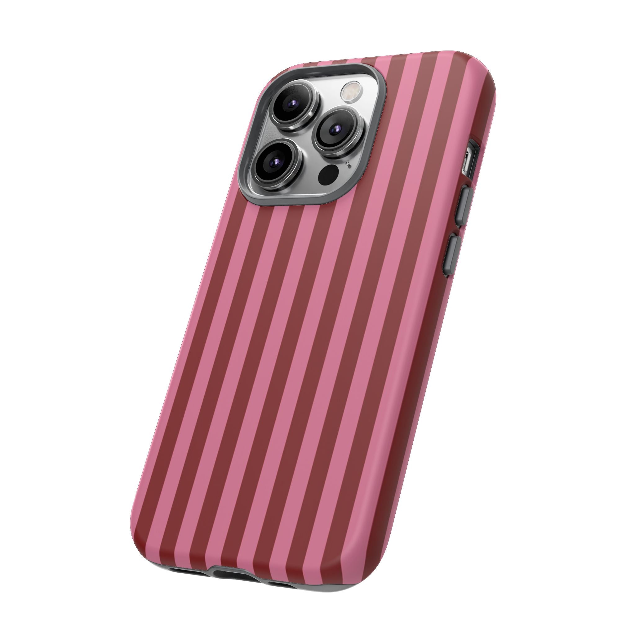 Ruby Red Stripes Case | Tough Phone Case