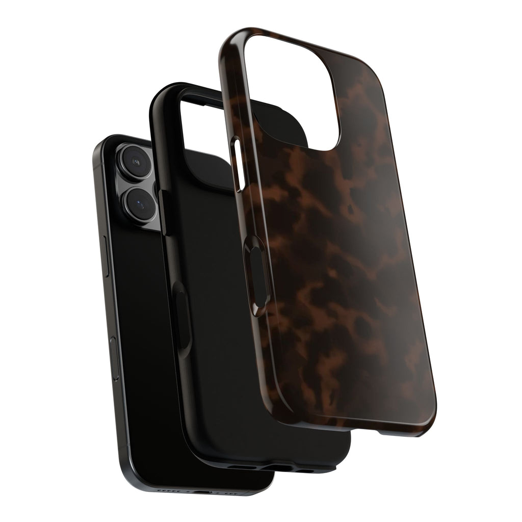Tortie Brown — Dark Tortoiseshell Protective Cover