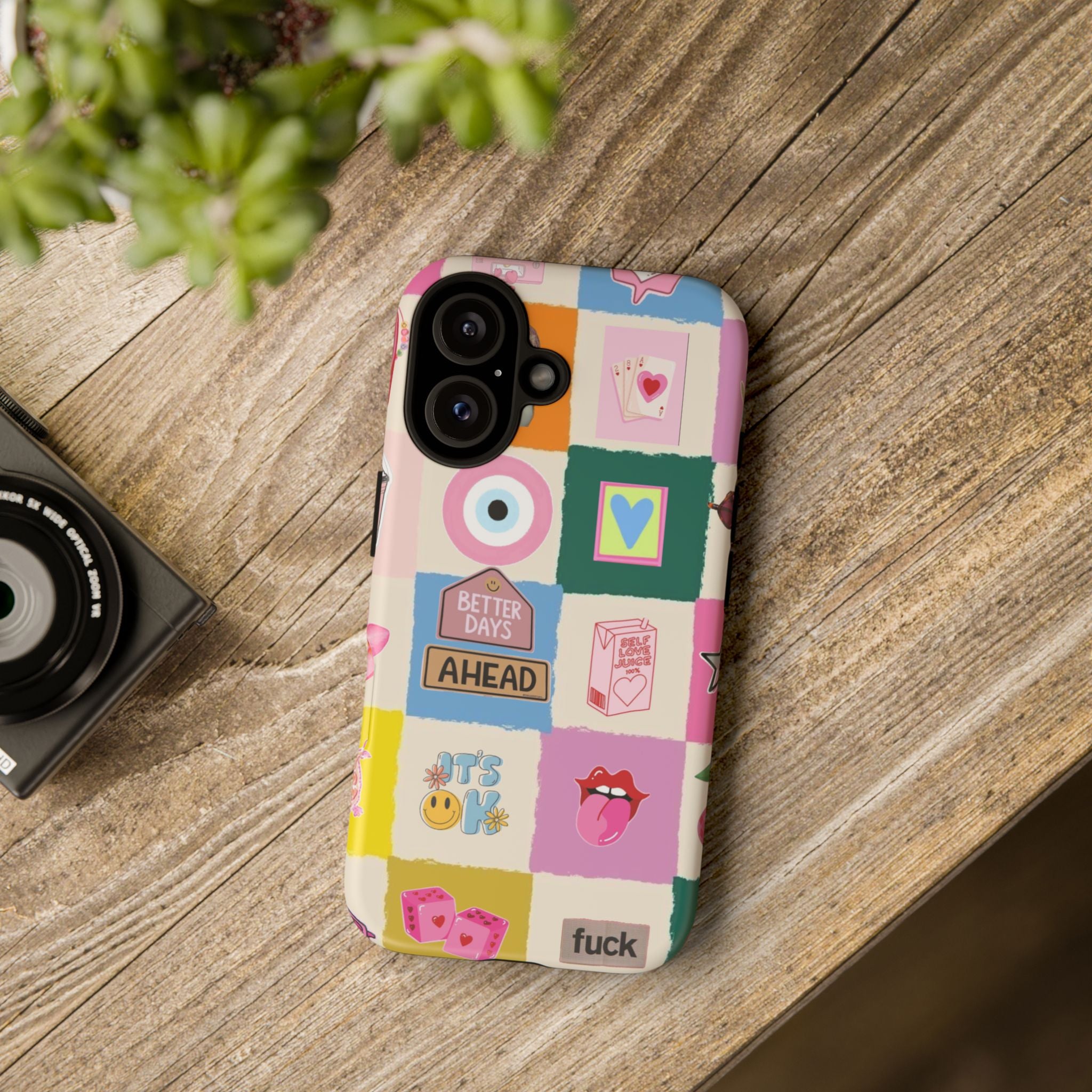 'Better Days Ahead' - Collage Protective Phone Case
