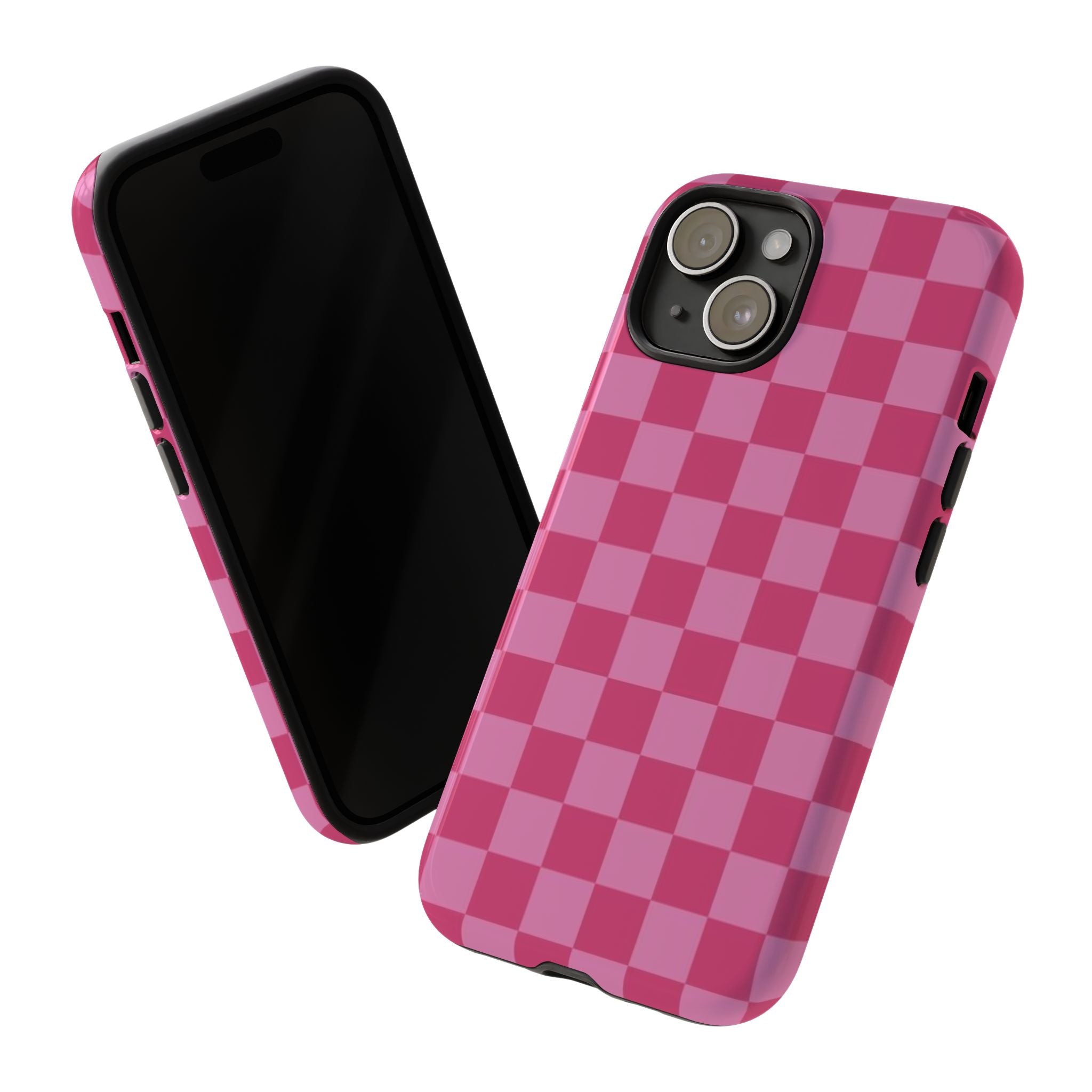 Barbie Pink Checkers - Durable Protective iPhone Cover