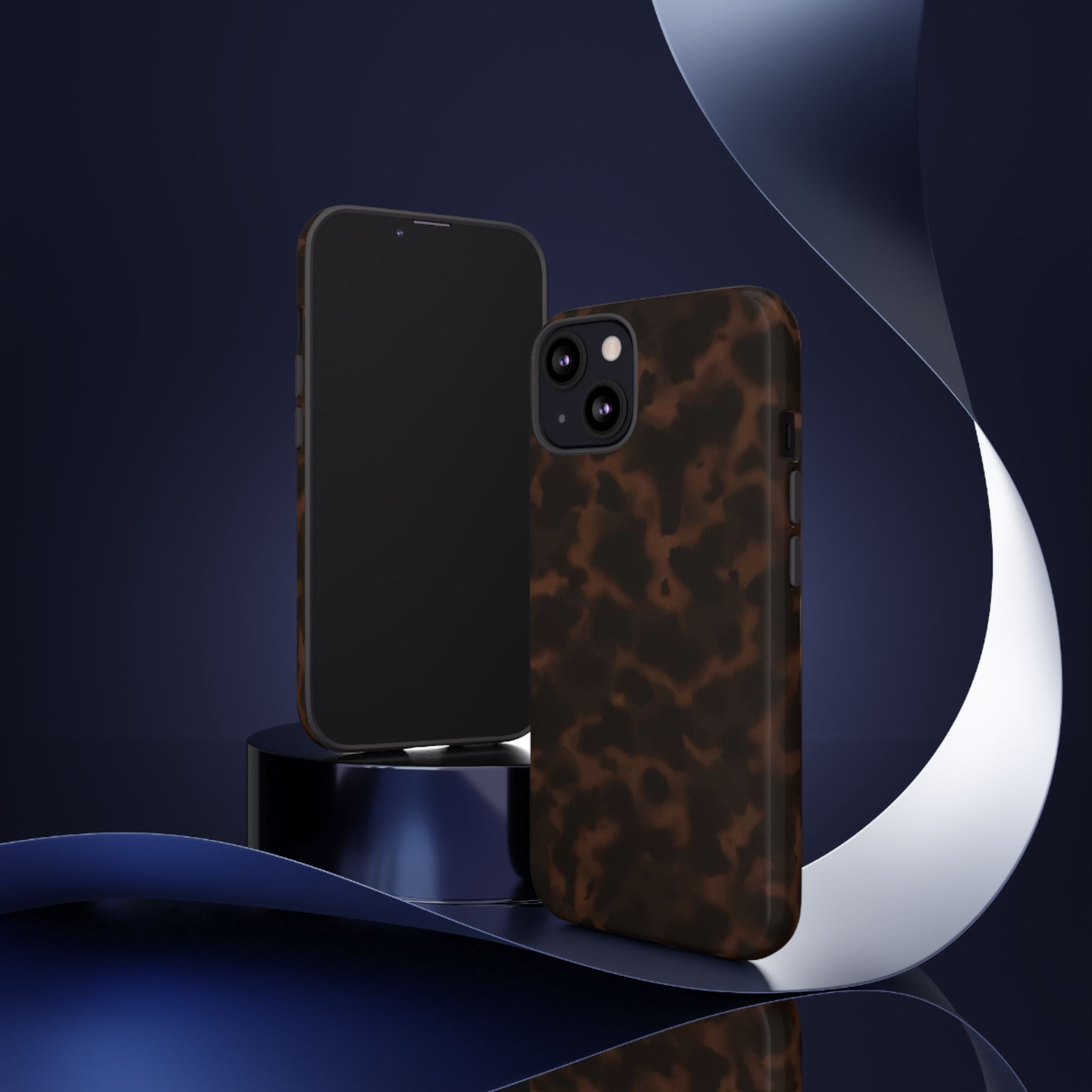 Tortie Brown — Dark Tortoiseshell Protective Cover