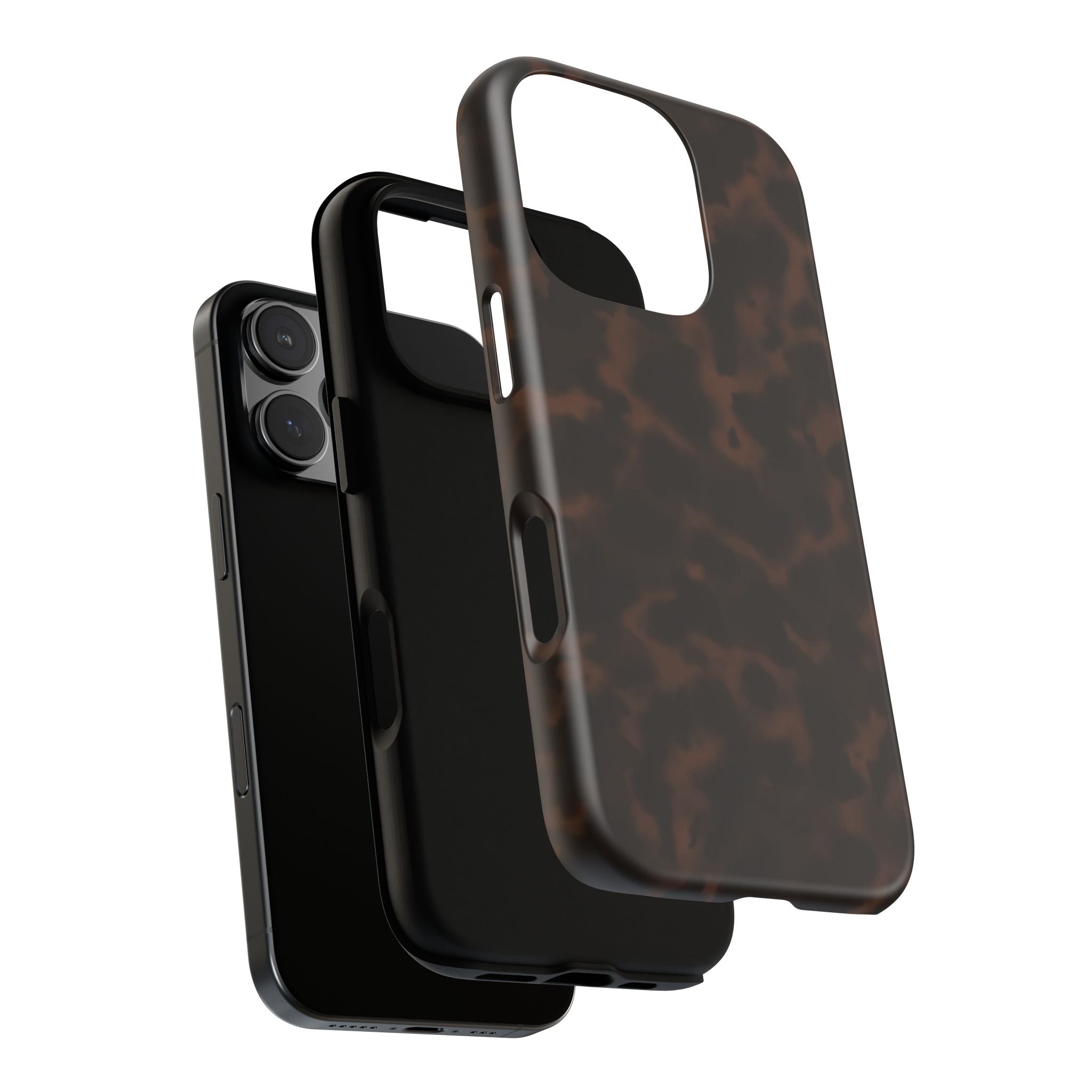 Tortie Brown — Dark Tortoiseshell Protective Cover