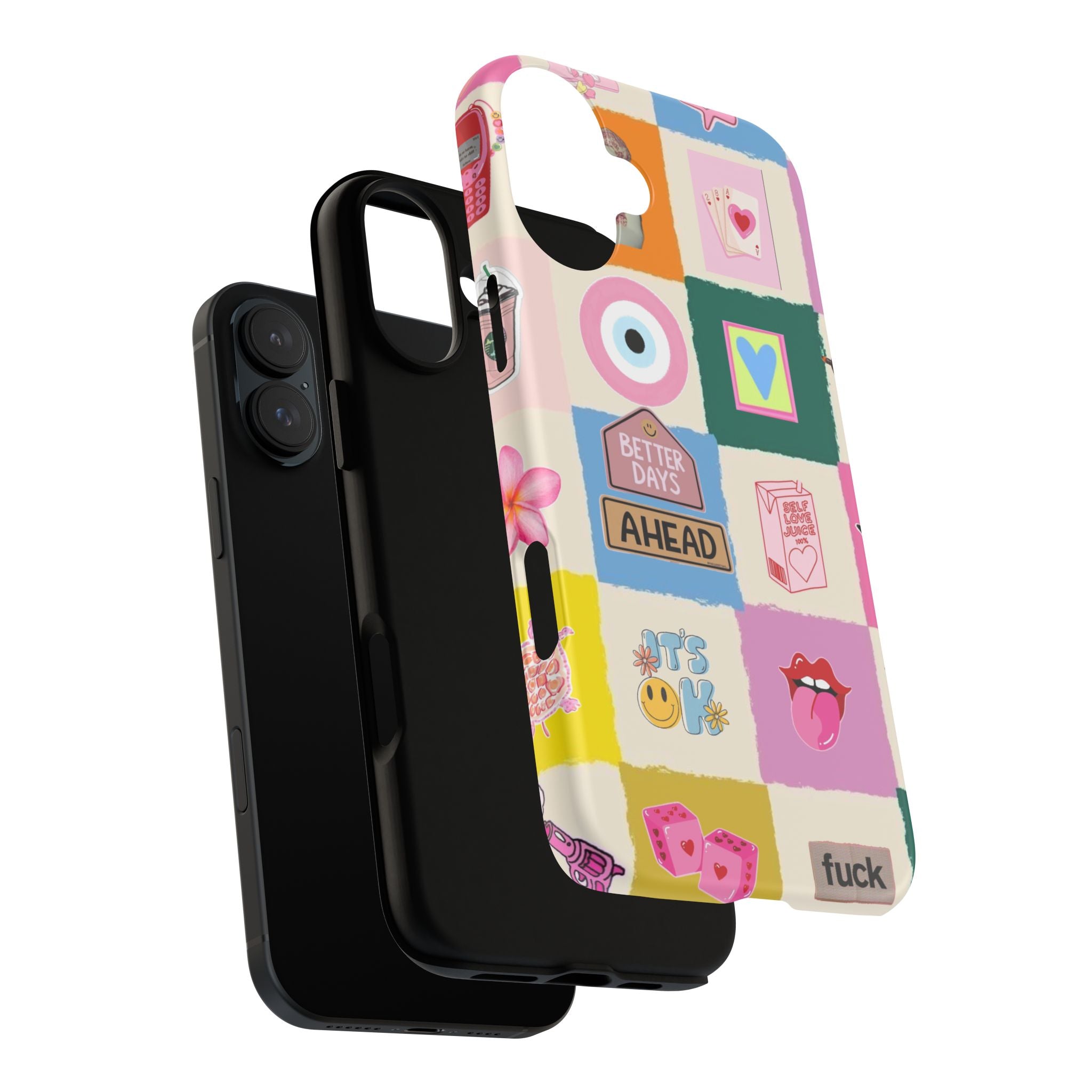'Better Days Ahead' - Collage Protective Phone Case