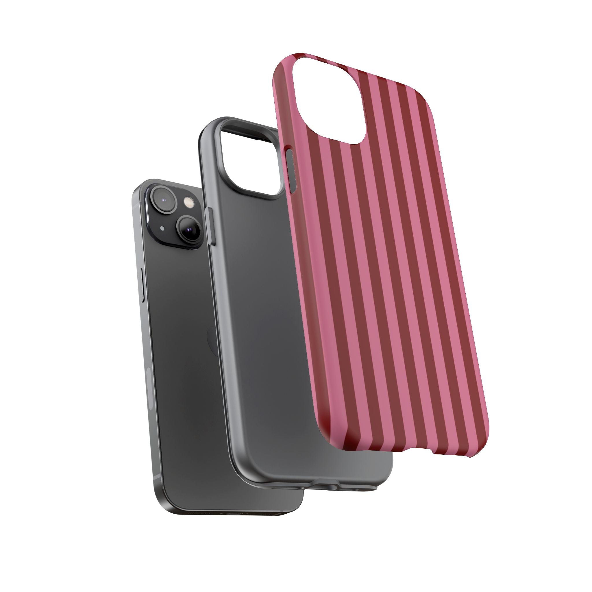 Ruby Red Stripes Case | Tough Phone Case