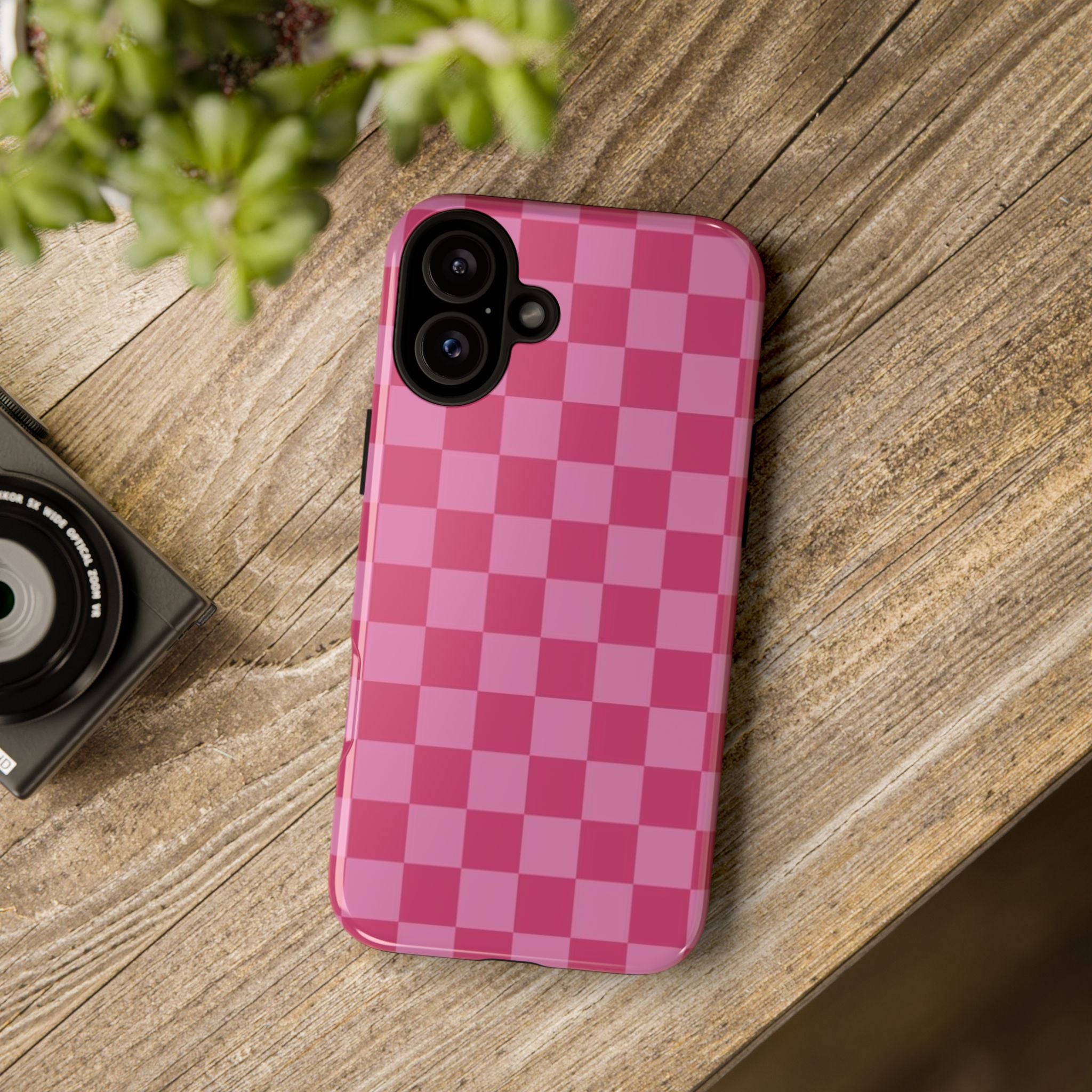 Barbie Pink Checkers - Durable Protective iPhone Cover