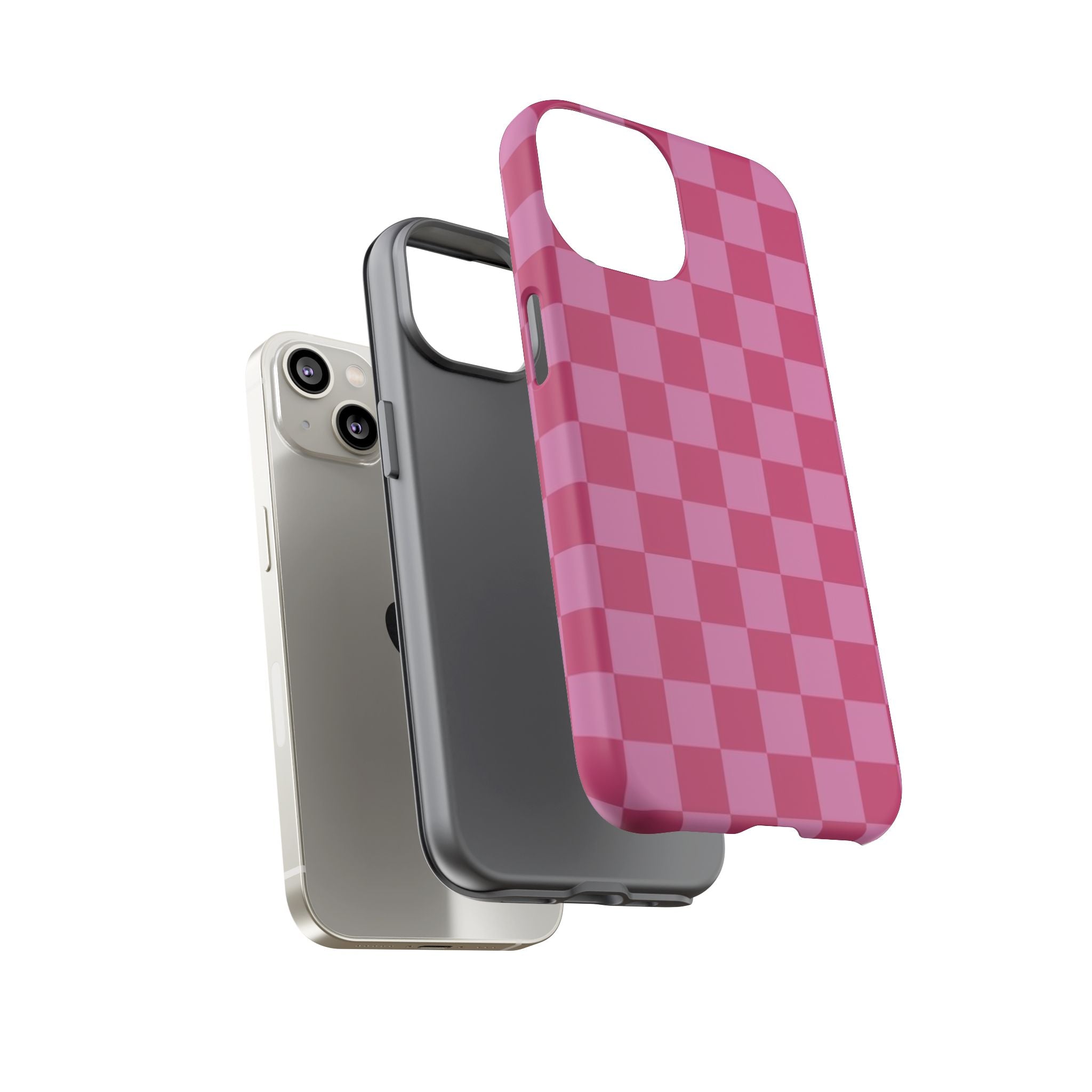Barbie Pink Checkers - Durable Protective iPhone Cover