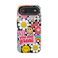 Retro Kawaii Sticker Collage, "You Did Great" Motivational Design