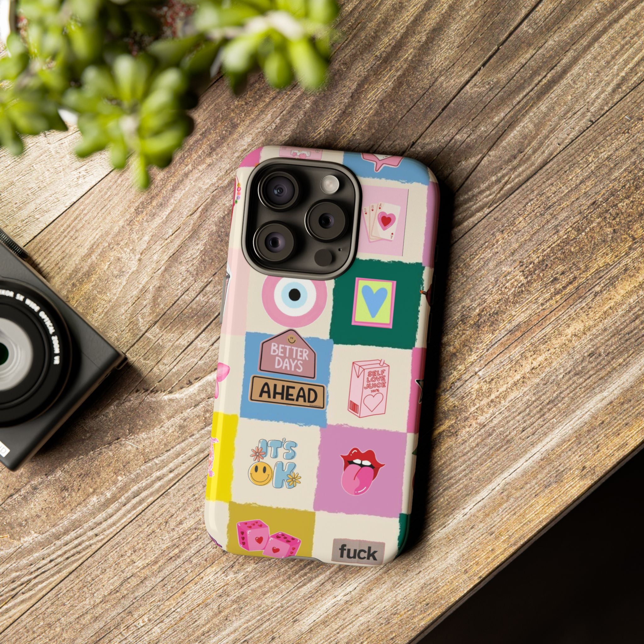 'Better Days Ahead' - Collage Protective Phone Case