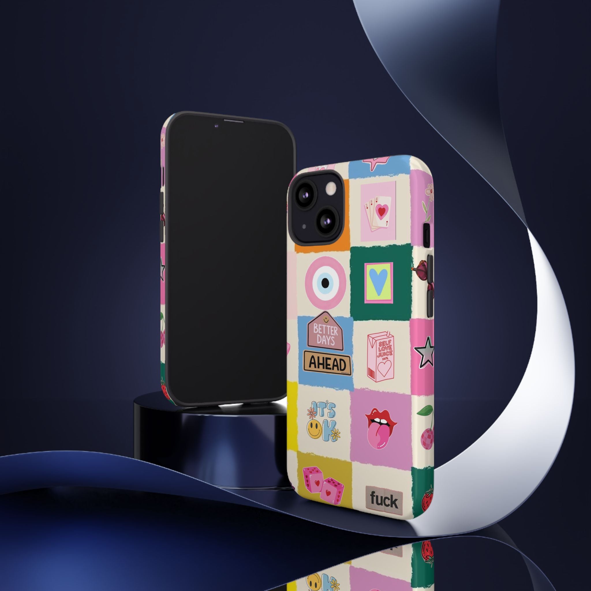 'Better Days Ahead' - Collage Protective Phone Case