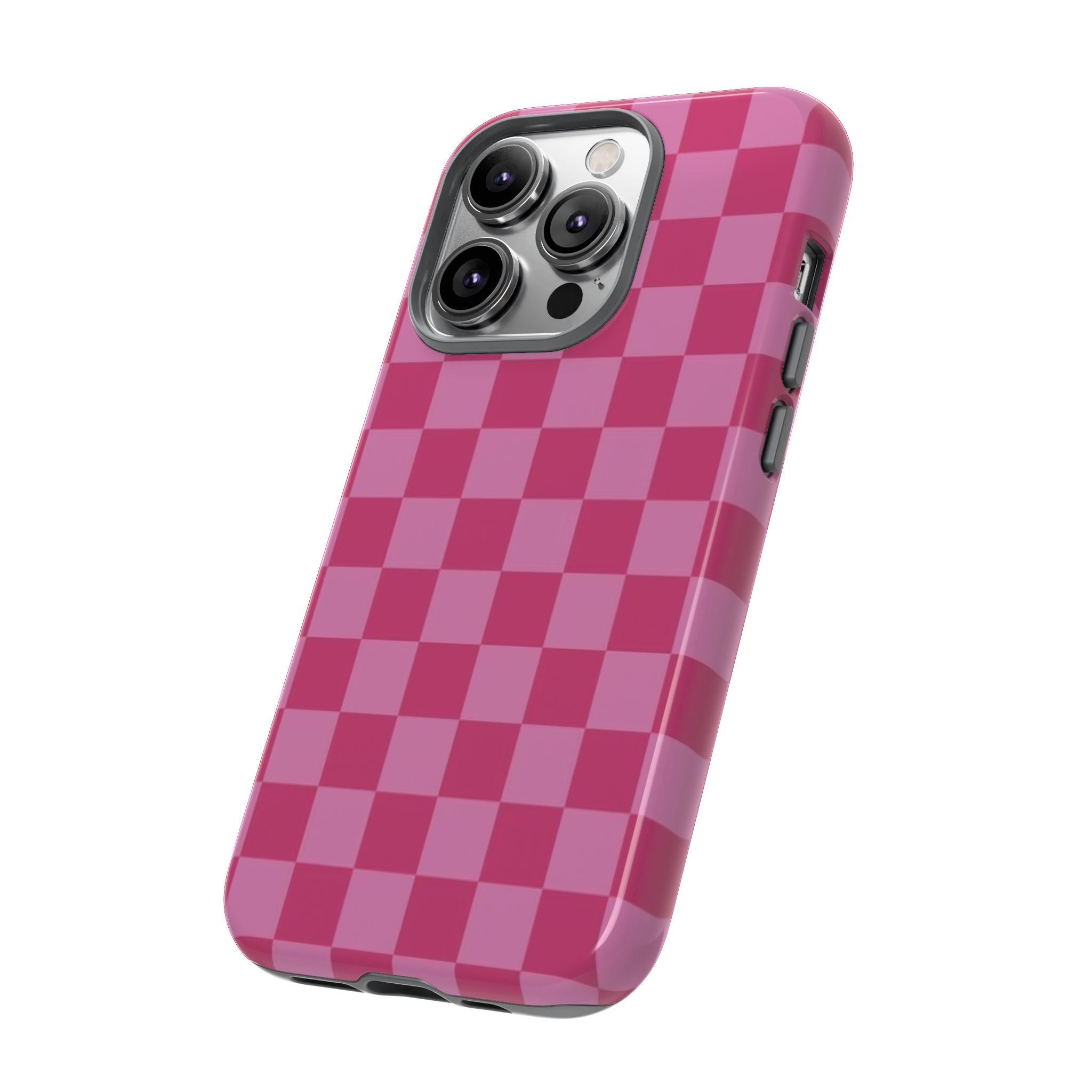 Barbie Pink Checkers - Durable Protective iPhone Cover