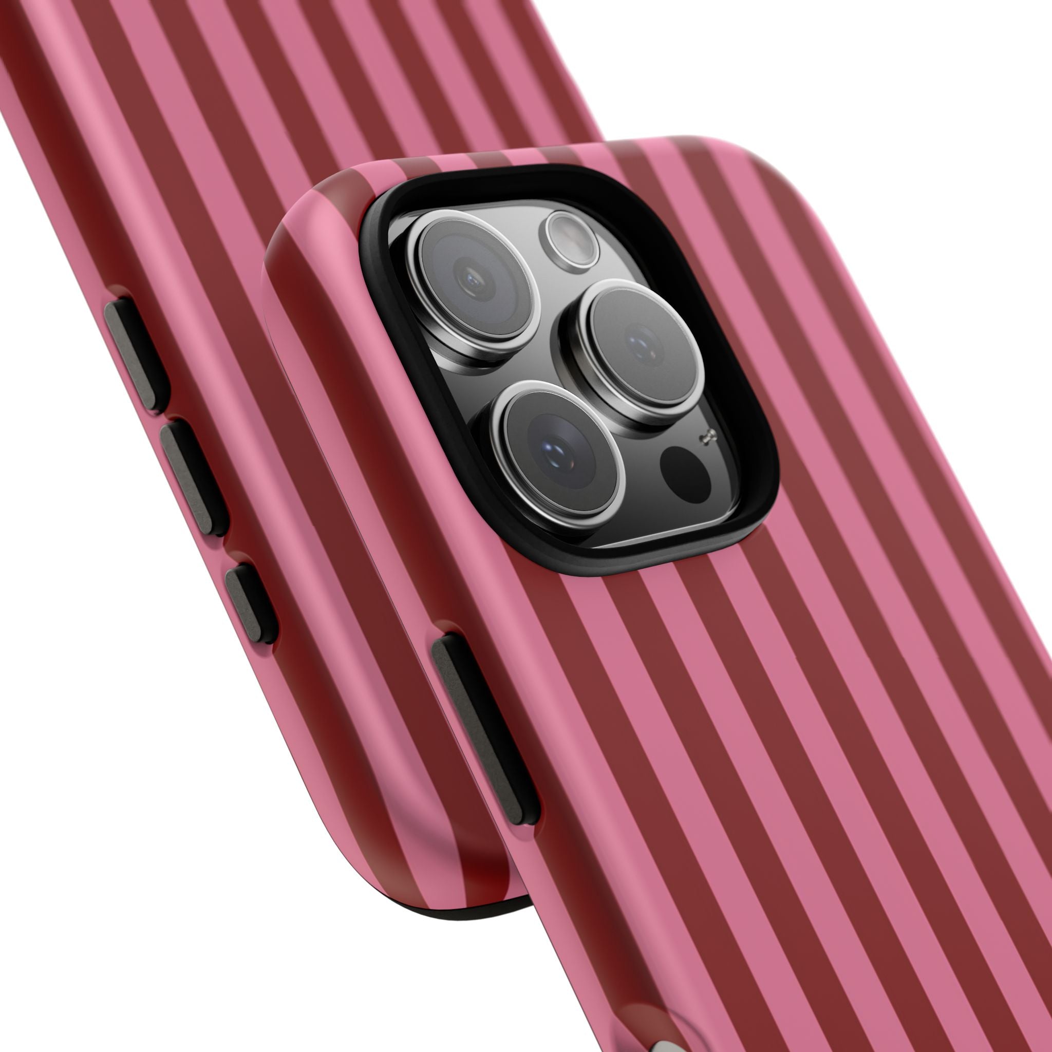 Ruby Red Stripes Case | Tough Phone Case
