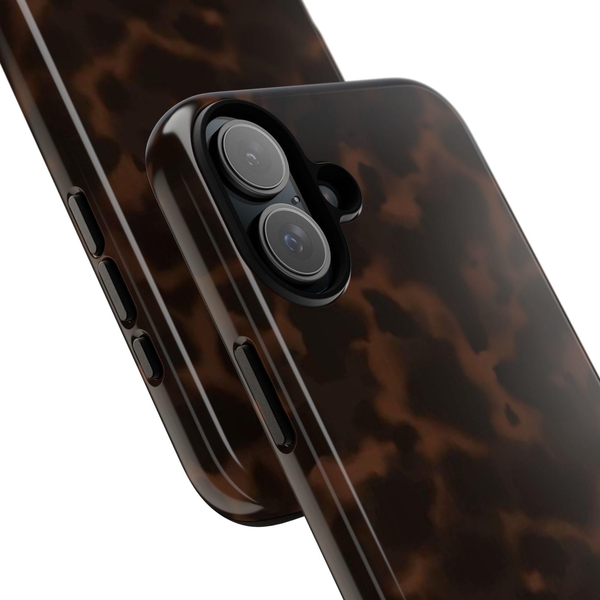 Tortie Brown — Dark Tortoiseshell Protective Cover