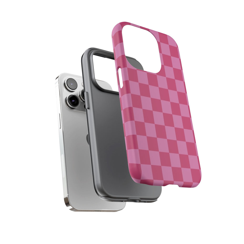 Barbie Pink Checkers - Durable Protective iPhone Cover