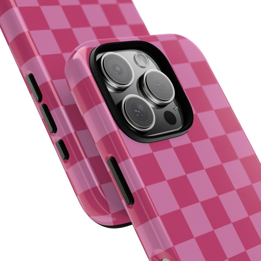Barbie Pink Checkers - Durable Protective iPhone Cover