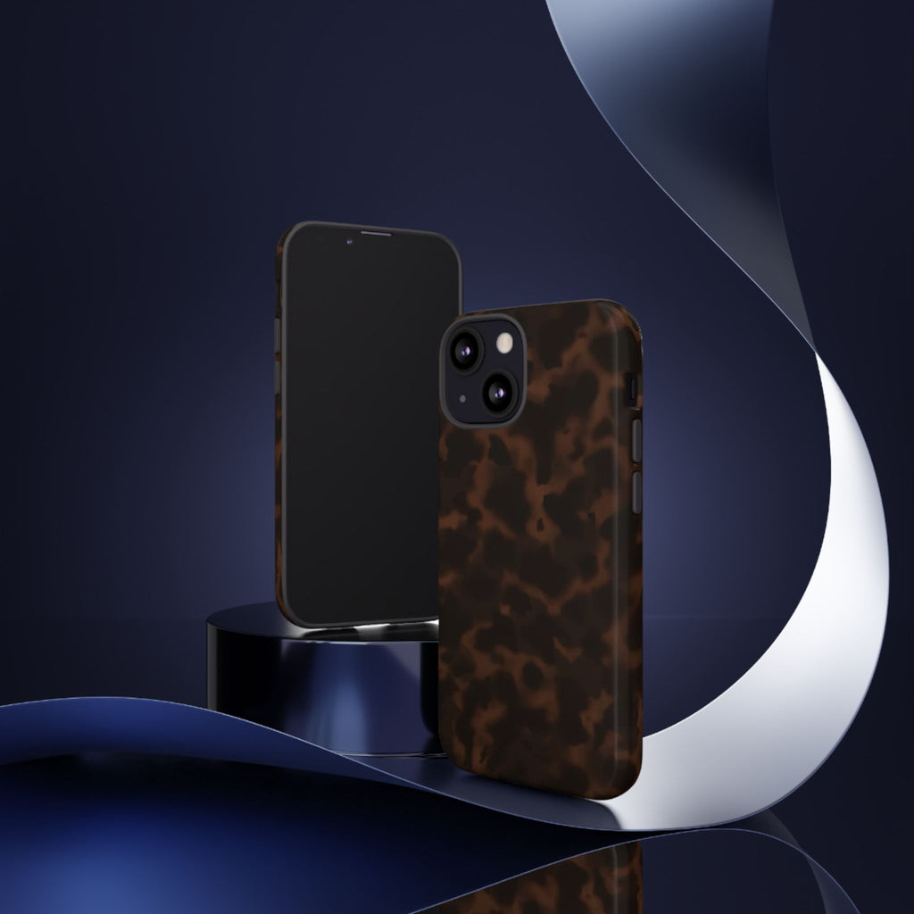 Tortie Brown — Dark Tortoiseshell Protective Cover