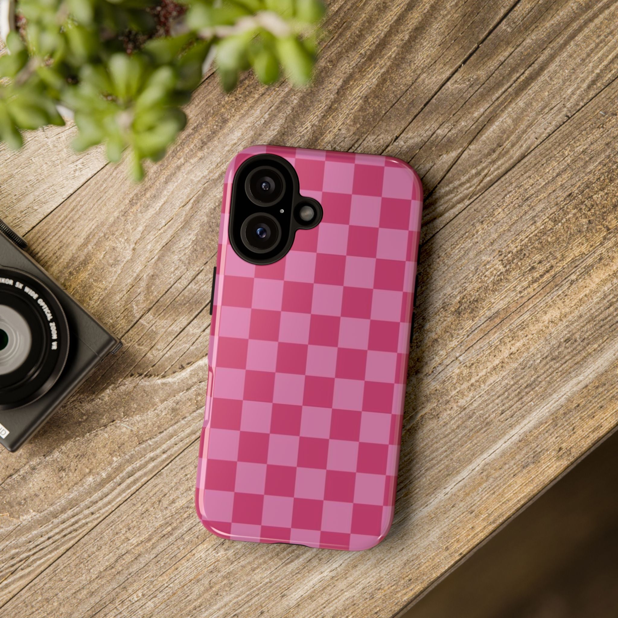 Barbie Pink Checkers - Durable Protective iPhone Cover