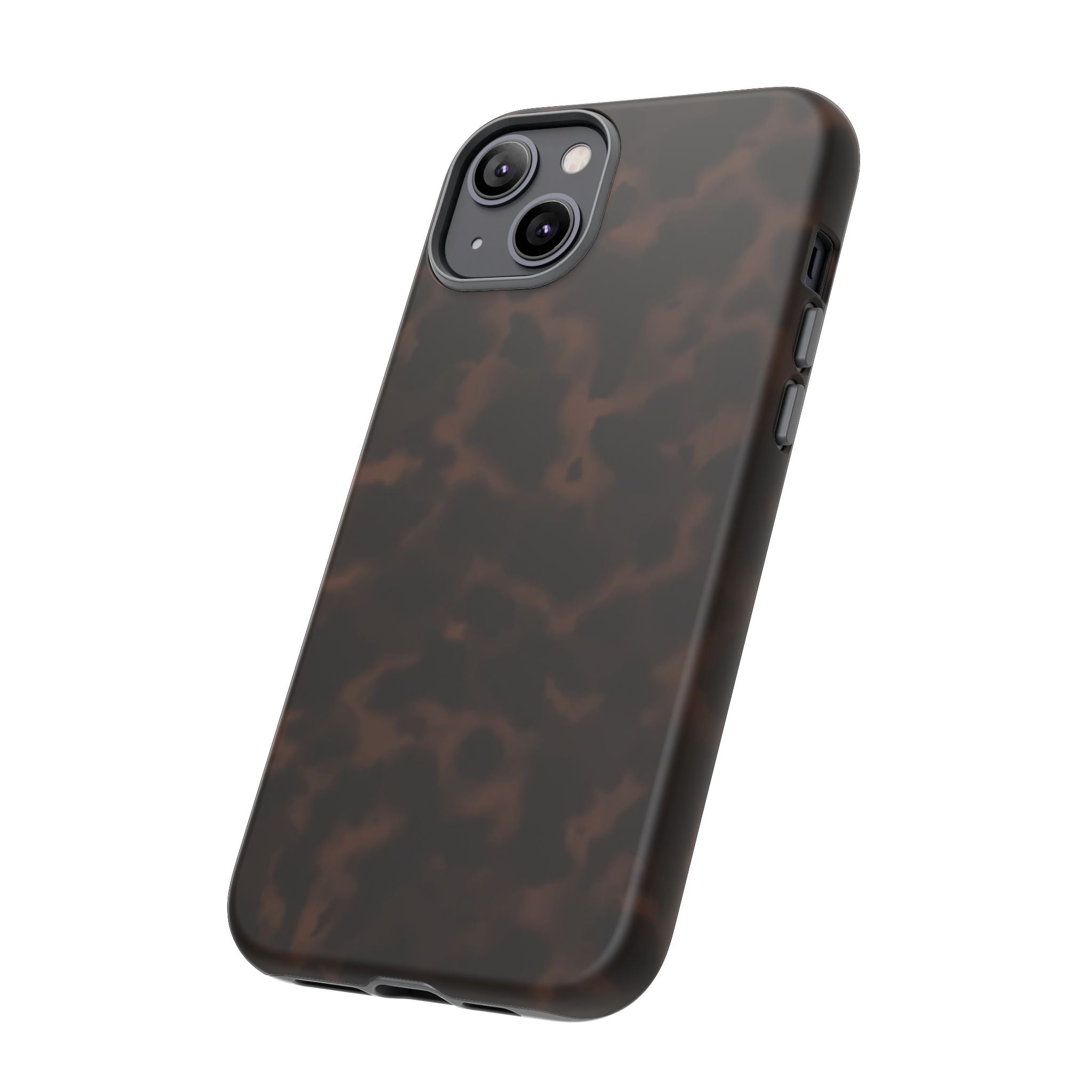 Tortie Brown — Dark Tortoiseshell Protective Cover