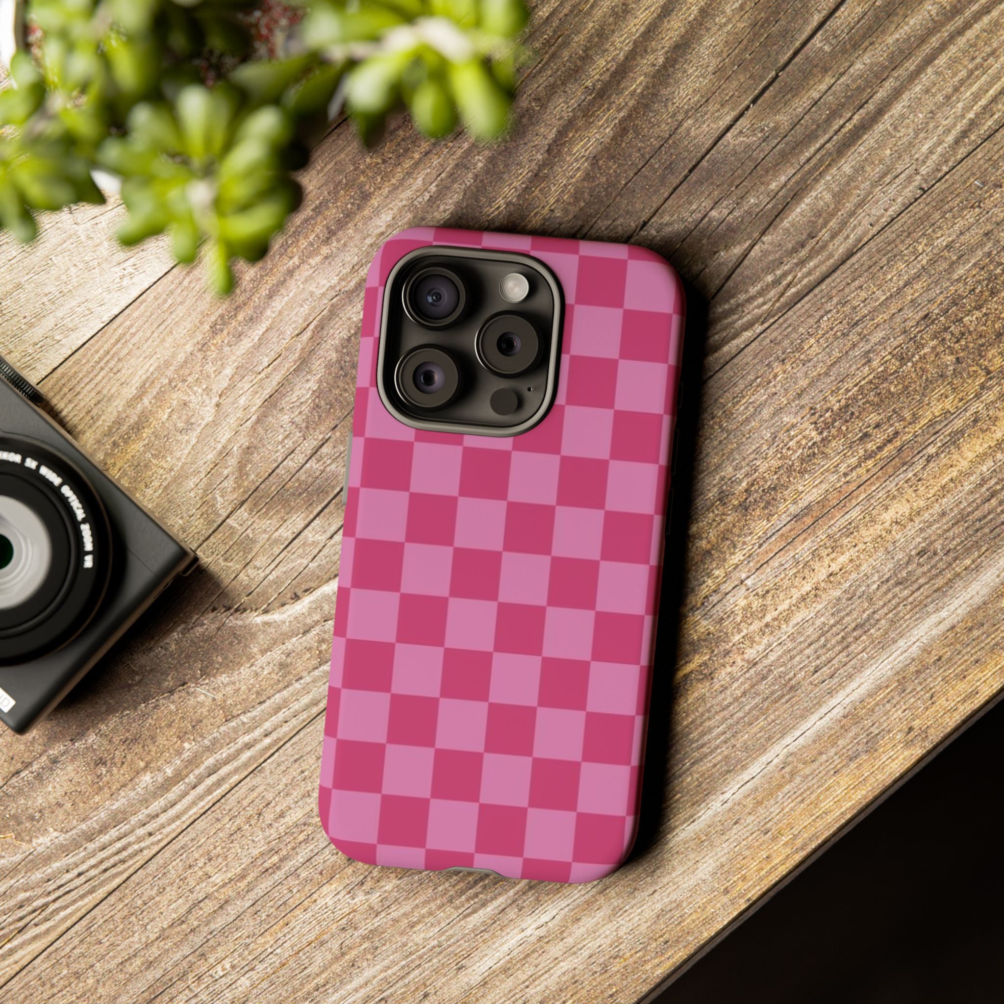Barbie Pink Checkers - Durable Protective iPhone Cover