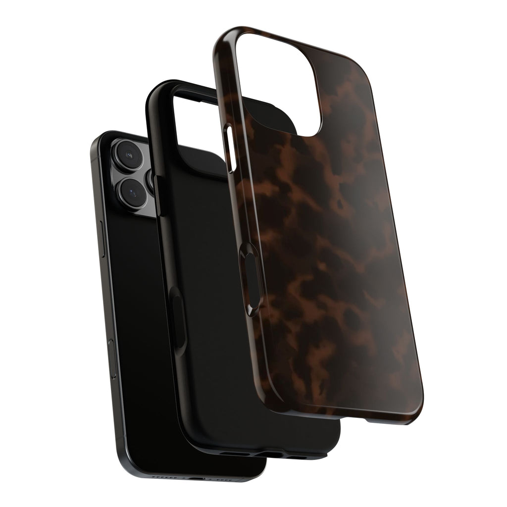 Tortie Brown — Dark Tortoiseshell Protective Cover