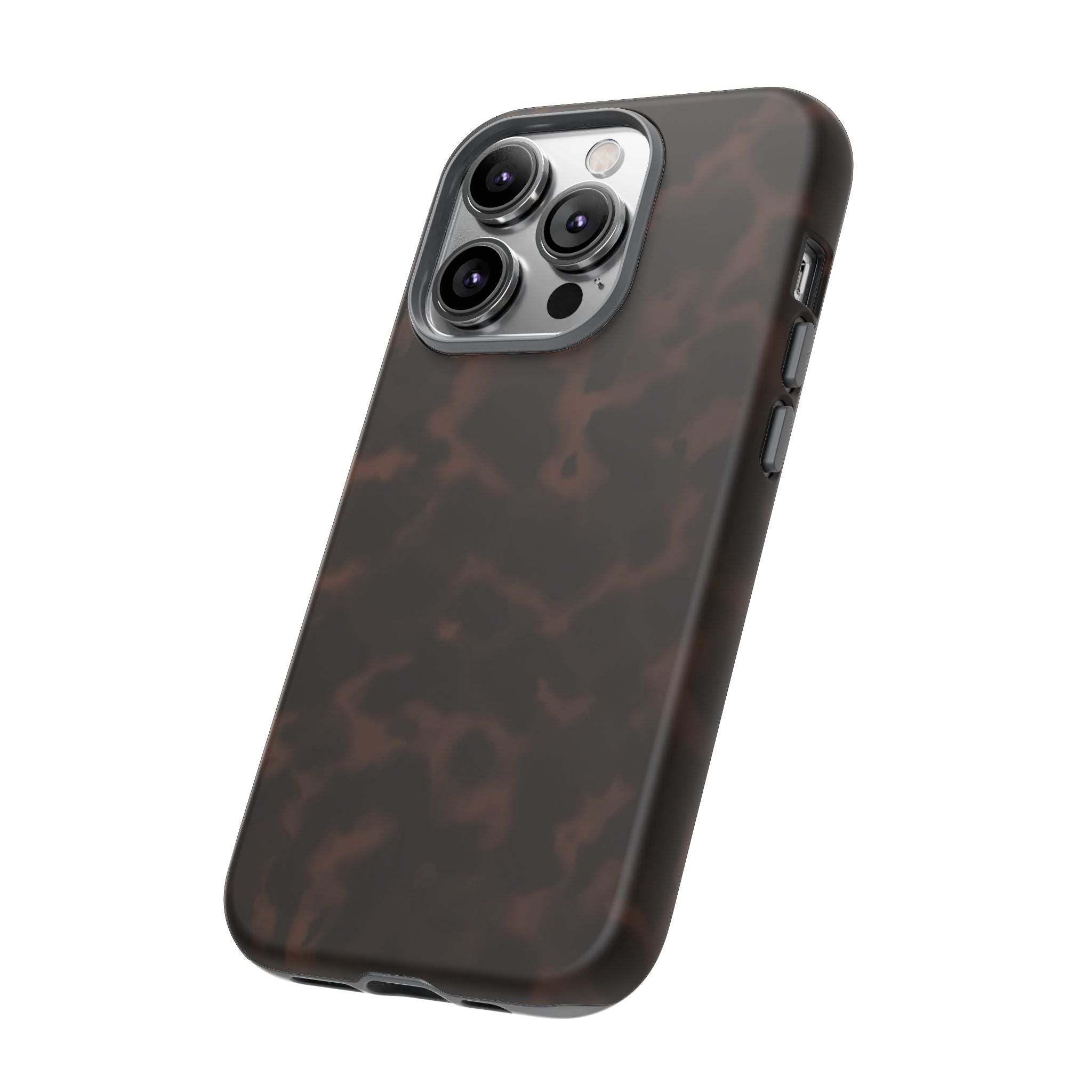 Tortie Brown — Dark Tortoiseshell Protective Cover